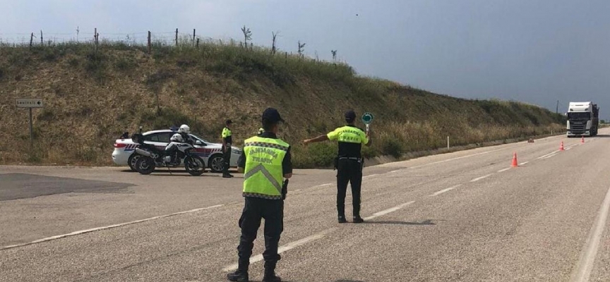 Adana'da havadan ve karadan trafik denetimi yapıldı