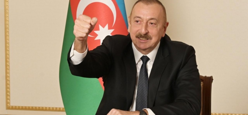 Aliyev'den Karabağ-Nantes maçına ilişkin 'Karabağ Azerbaycan'dır' paylaşımı