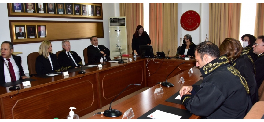 Kaza Mahkemesi Başkanlığına atanan Dağlı, Kıdemli Yargıçlığa atanan Güçlüer ve Yargıçlığa atanan Necdet yemin ederek görevlerine başladı