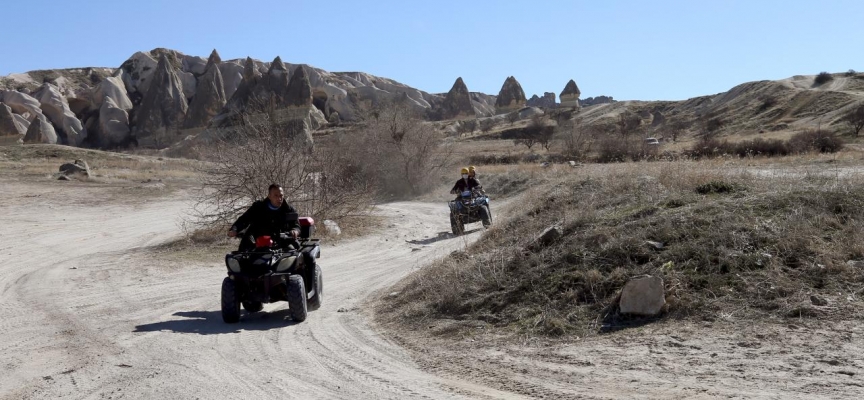 Kapadokya'da ATV motoru devrildi: 1 ölü