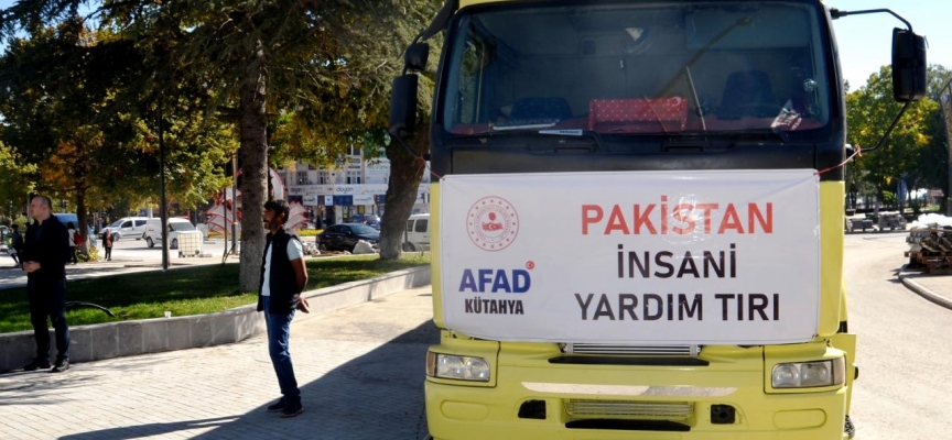 Kütahya’dan Pakistan’a ikinci yardım tırı