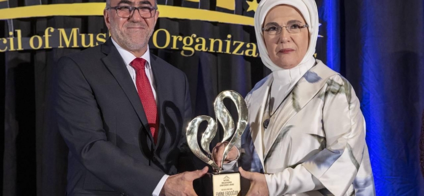 Emine Erdoğan'a ABD'de 'Uluslararası Müslüman Kadınlar Başarı ve Topluma Katkı Ödülü'