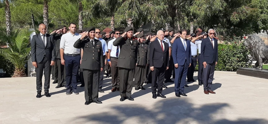 Boğaz Şehitliği’nde Gaziler Günü nedeniyle tören düzenlendi