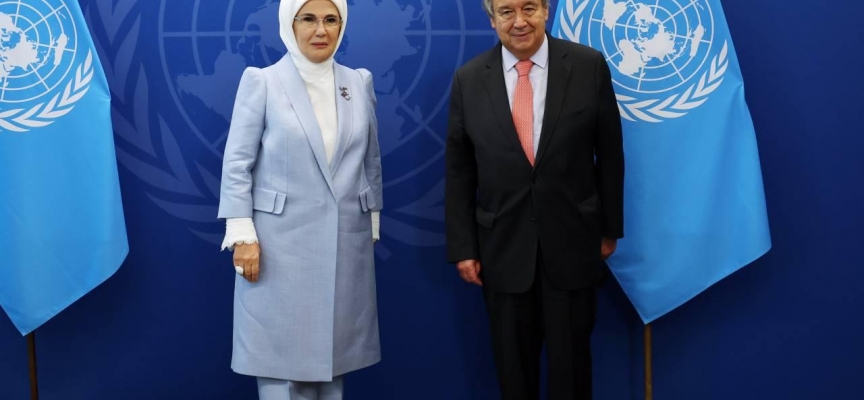 Emine Erdoğan ve Guterres 'Sıfır Atık Projesi' için iyi niyet beyanı imzaladı