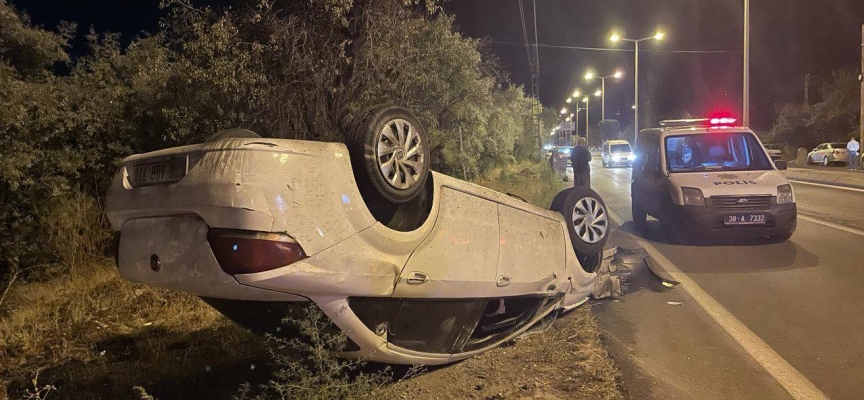 Kayseri'de iki otomobil çarpıştı: 2'si ağır 7 yaralı