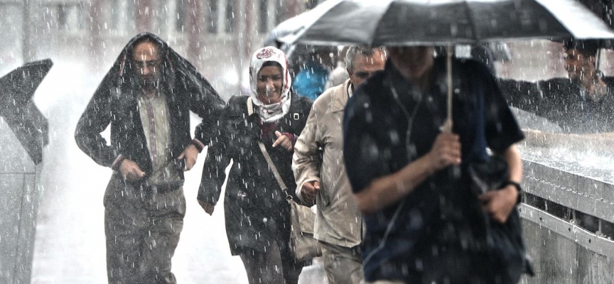 Meteoroloji'den 'sarı' uyarı: Kuvvetli yağışa dikkat