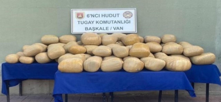 Van hudut hattında 364 kilo 168 gram esrar ele geçirildi