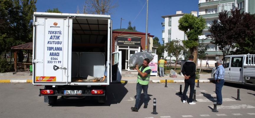 Çorum'da 5 ayda yaklaşık 95 ton tekstil atığı toplandı