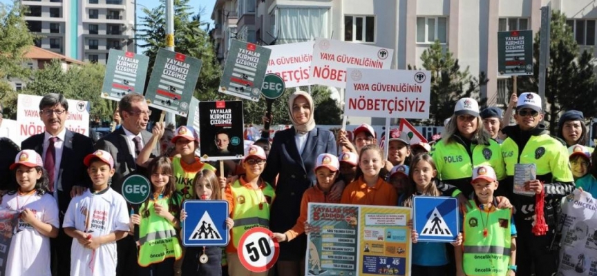 Afyonkarahisar’da yaya güvenliği uygulaması yapıldı