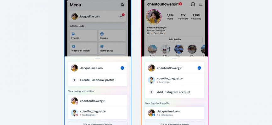 Facebook ve Instagram arasında geçiş kolaylaşıyor