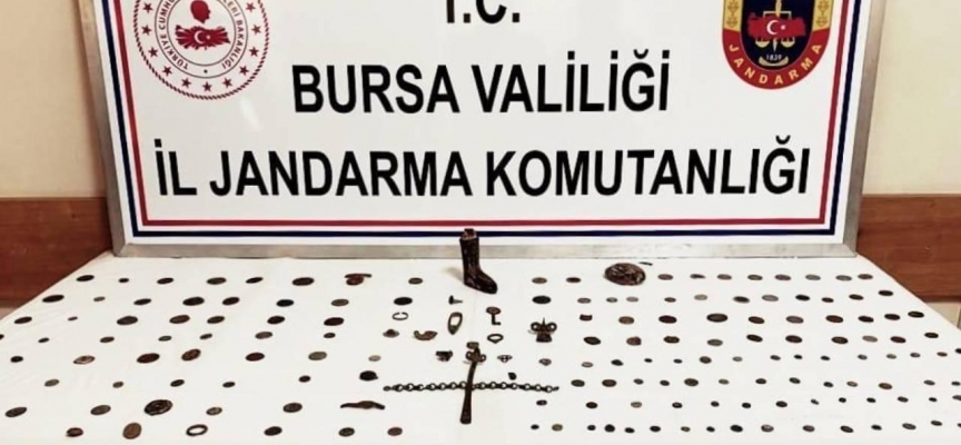 Bursa'da 161 sikke ele geçirildi