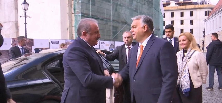 TBMM Başkanı Şentop, Macaristan Başbakanı Orban ile görüştü