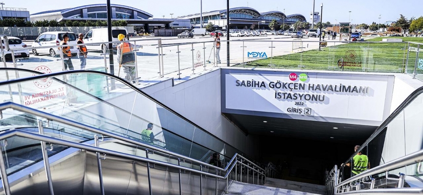 Pendik-Sabiha Gökçen Havalimanı metro hattı yarın açılıyor