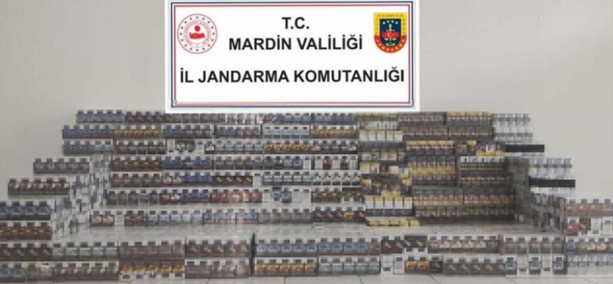 Mardin'de 10 bin 130 paket kaçak sigara ele geçirildi