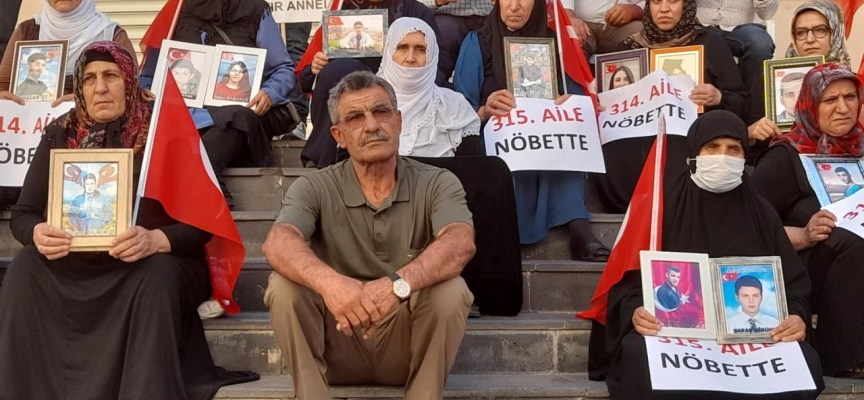 Diyarbakır'da evlat nöbetindeki aile sayısı 315 oldu