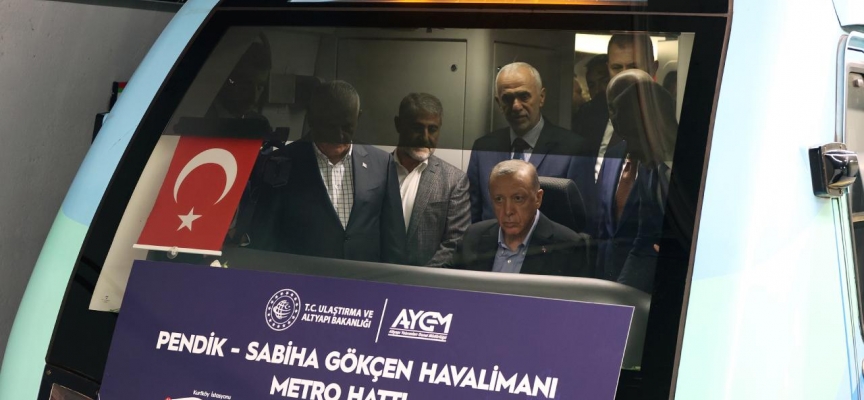 Pendik-Sabiha Gökçen Havalimanı metrosu açıldı