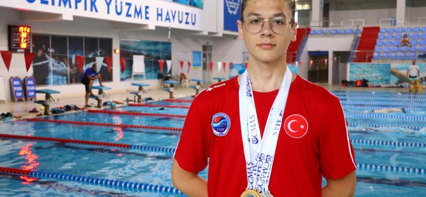 Milli serbest dalışçı Hamza Varol iki yılda 9 madalya kazandı
