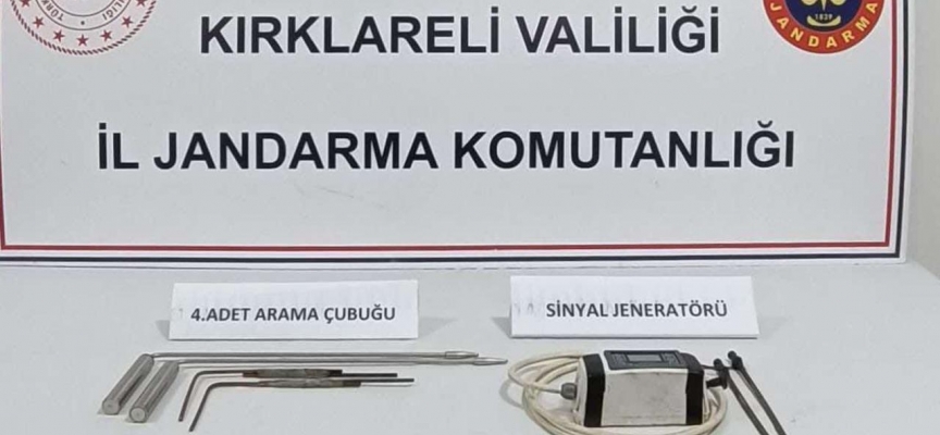 Kırklareli'nde kaçak kazı yapan 13 kişi yakalandı