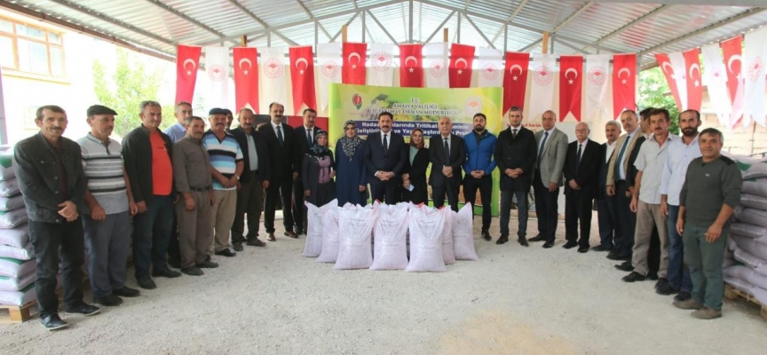 Amasya çiftçisine 169 ton yem bitkisi tohumu desteği