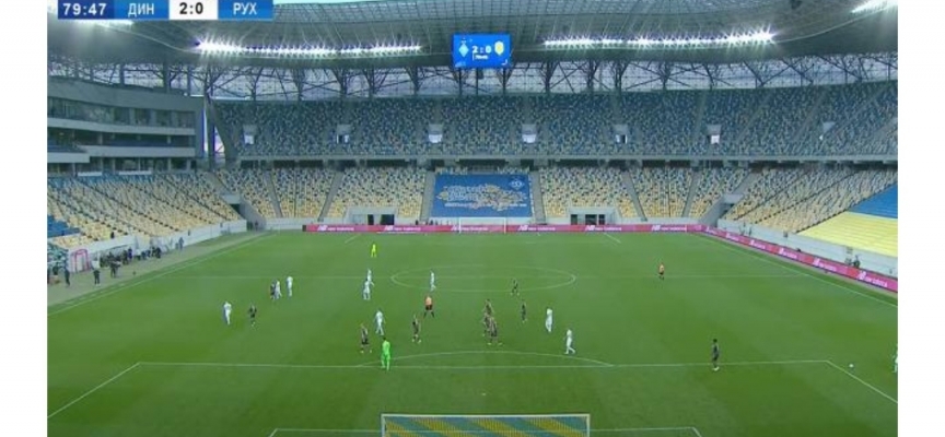 Dinamo Kiev-Rukh Lviv maçına hava saldırısı engeli