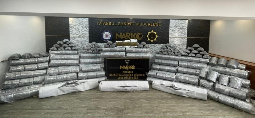 İstanbul'da 1,5 ton uyuşturucu ele geçirildi