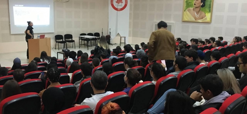 Üniversite öğrencilerine narkotik bağımlılığı konferansı