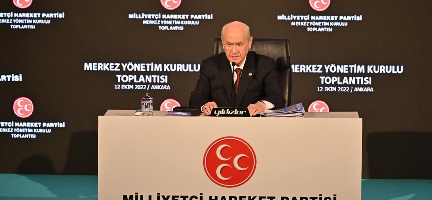 Bahçeli başkanlığında MHP MYK toplantısı yapıldı