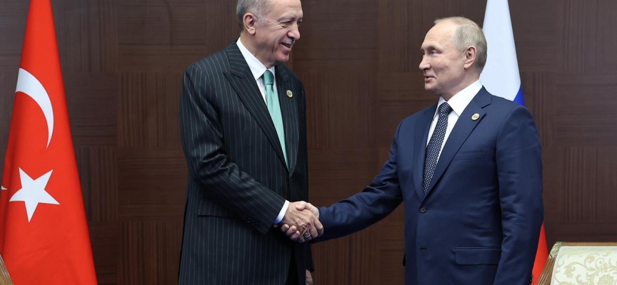 Cumhurbaşkanı Erdoğan, Putin ile bir araya geldi