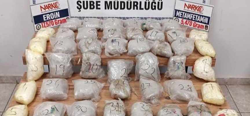 Mardin'de 23 kilogram uyuşturucu ele geçirildi