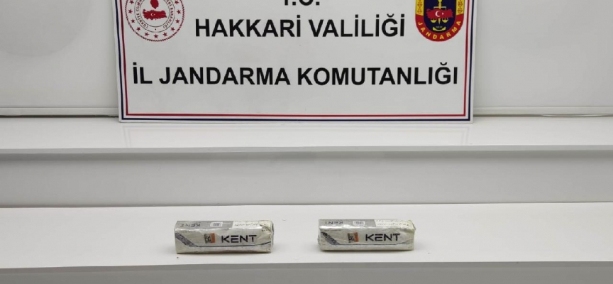 Hakkari'de 2 kilo uyuşturucu ele geçirildi