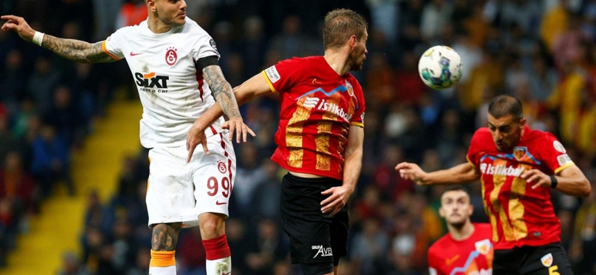 Galatasaray'ın 6 maçlık yenilmezlik serisi Kayseri'de bozuldu