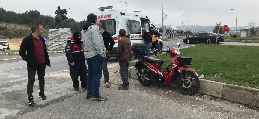 Bilecik’te kamyon ile motosiklet çarpıştı: 1 yaralı