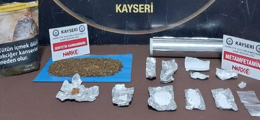 Kayseri'de uyuşturucu operasyonu: 10 gözaltı