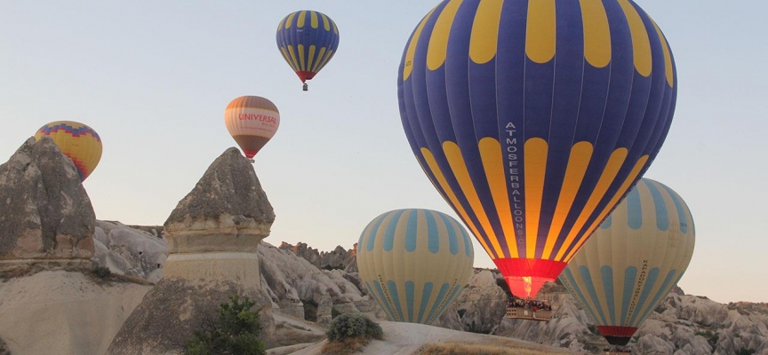 Kapadokya'da balon kazası: 5 yaralı