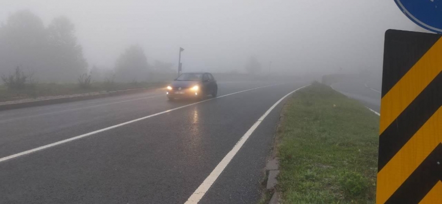 Bolu Dağı geçişi için sürücülere 'sis' uyarısı