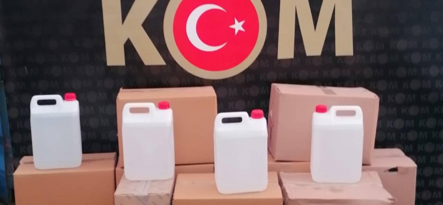 Kırklareli'nde bir bağ evinde kaçak içki ele geçirildi