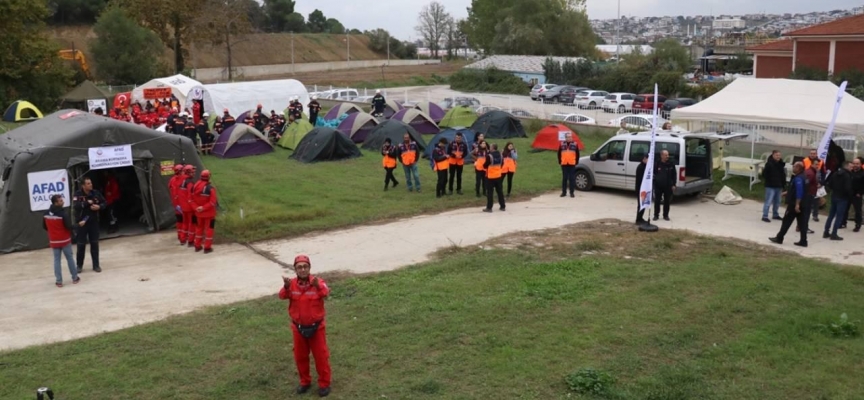 Yalova'da deprem tatbikatı yapıldı