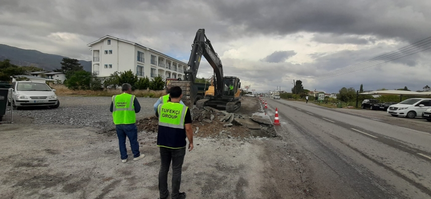 Girne-Alsancak çift şerit yolu ikinci etabının tamamlanması projesine start verildi