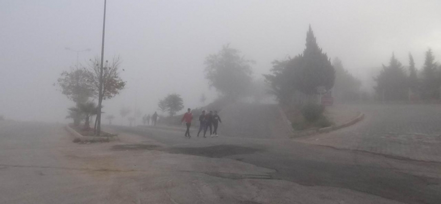 Kilis'te yoğun sis