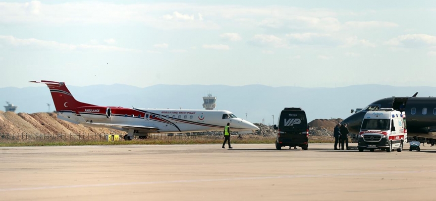 Azerbaycan'da kaza geçiren Binali Yıldırım İstanbul'a geldi