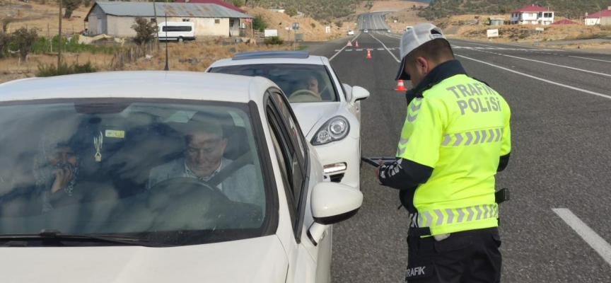 Bingöl’de trafik denetimleri sürüyor