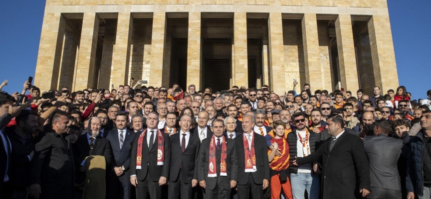 Galatasaray Kulübü'nden Anıtkabir'e ziyaret