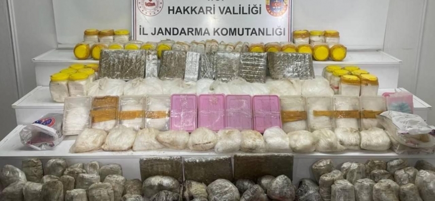 Hakkari'de uyuşturucu operasyonu