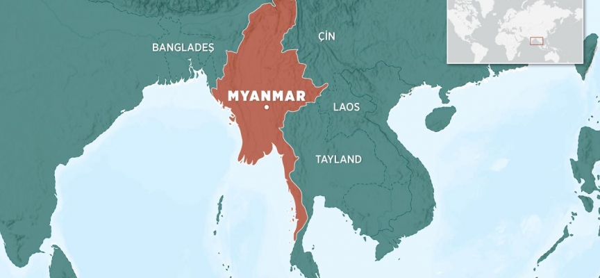 Myanmar ordusunun düzenlediği hava saldırısında en az 60 kişinin öldüğü iddiası