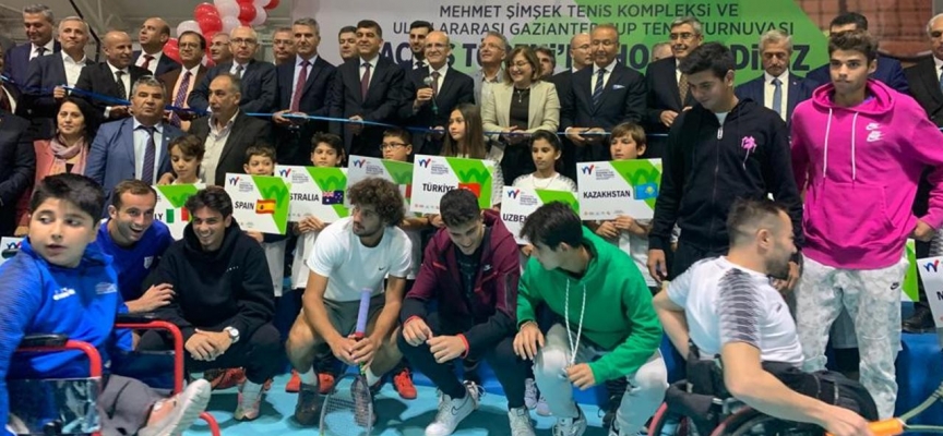 Uluslararası Gaziantep Cup Tenis Turnuvası'nın açılışı yapıldı