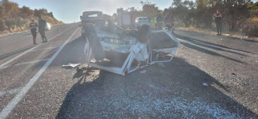 Adıyaman'da kaza yapan araç takla attı: 2 yaralı