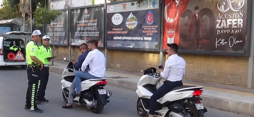 Kilis'te trafikteki araçların yarısı motosiklet