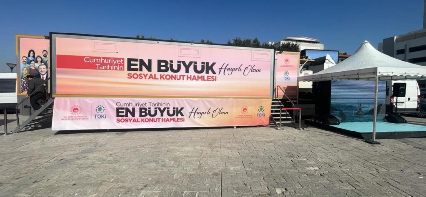 'İlk Evim, İlk İş Yerim' ile "İlk Evim Arsa" projelerinin tanıtım tırı İzmir'de