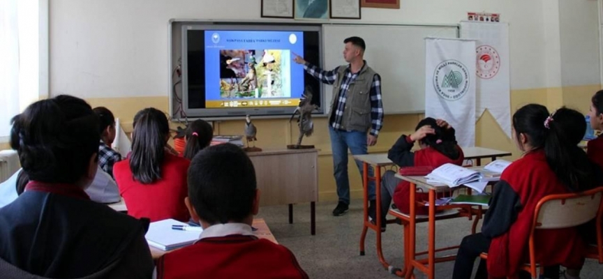 Kırşehir'de okullarda tabiat koruma ve biyoçeşitlilik eğitimleri verildi