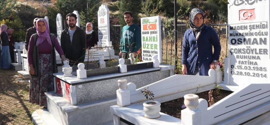 Ermenek'teki maden kazasında yaşamını yitiren işçiler anıldı